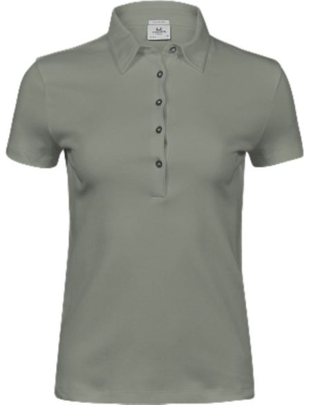 Damen-Poloshirt aus Pima-Baumwolle, Tee Jays TJ1441, weiß