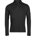 Polokošile pima s dlouhým rukávem Tee Jays TJ1442 black