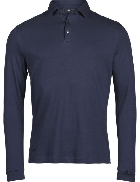 Polokošile pima s dlouhým rukávem Tee Jays TJ1442 black