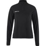 Bunda dámská tréninková s 1/4 zipem Craft Evolve 2.0 Half Zip W black