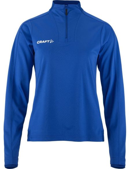 Damen-Trainingsjacke mit 1/4-Reißverschluss Craft Evolve 2.0 Half Zip W schwarz