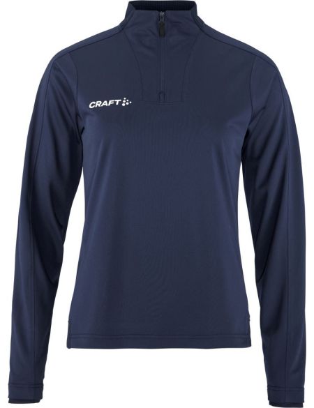 Damen-Trainingsjacke mit 1/4-Reißverschluss Craft Evolve 2.0 Half Zip W schwarz