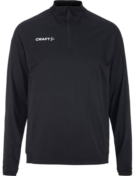 Herren-Trainingsjacke mit 1/4-Reißverschluss Craft Evolve 2.0 Half Zip M schwarz