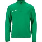 Bunda dětská tréninková s 1/4 zipem Craft Evolve 2.0 Half Zip Jr team green