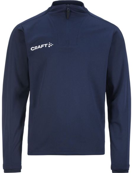 Bunda dětská tréninková s 1/4 zipem Craft Evolve 2.0 Half Zip Jr black