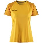 Tričko dámské sportovní kontrastní Craft Squad Go Contrast Jersey W sweden yellow/golden