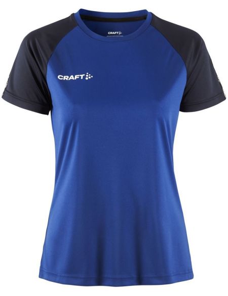 Tričko dámské sportovní kontrastní Craft Squad Go Contrast Jersey W white