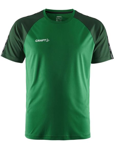 Men's sports contrast T-shirt Craft Squad Go Contrast Jersey M white