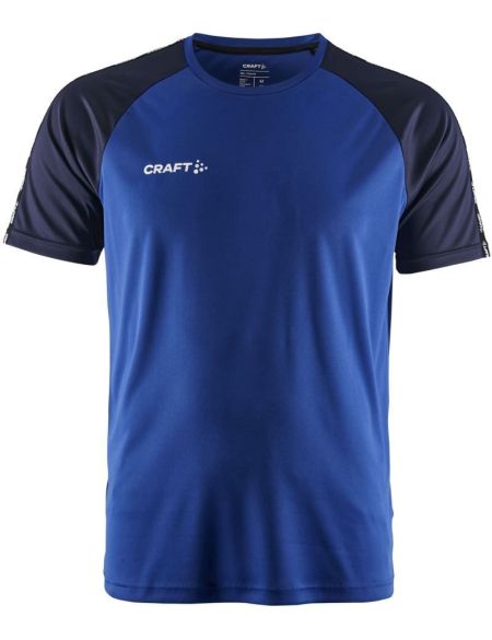 Tričko pánské sportovní kontrastní Craft Squad Go Contrast Jersey M white