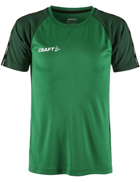Children's sports contrast T-shirt Craft Squad Go Contrast Jersey Jr white