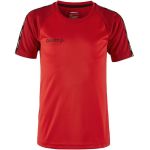 Tričko dětské sportovní kontrastní Craft Squad Go Contrast Jersey Jr bright red/express