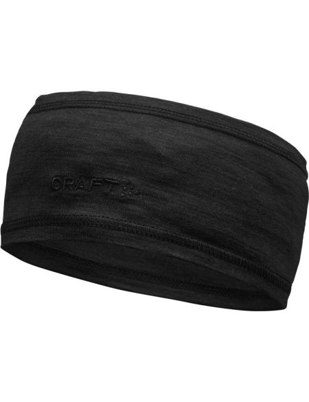 Craft Essence Wool Hat black merino knitted hat