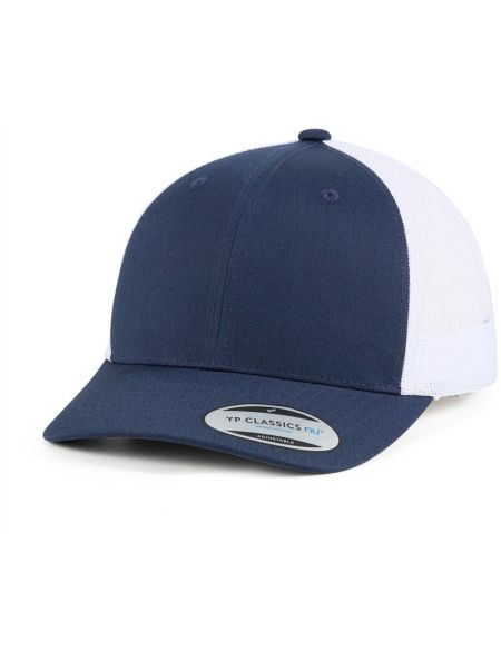 6-panel 2-Tone Trucker Flexfil cap 6606TNU charcoal/black