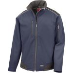 3-layer softshell ripstop work jacket Result R124X all black