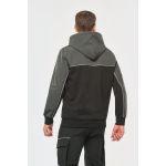 Mikina pracovní s kapucí WK WK410 black/dark grey