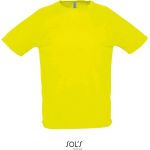 Tričko pánské Sporty neon yellow